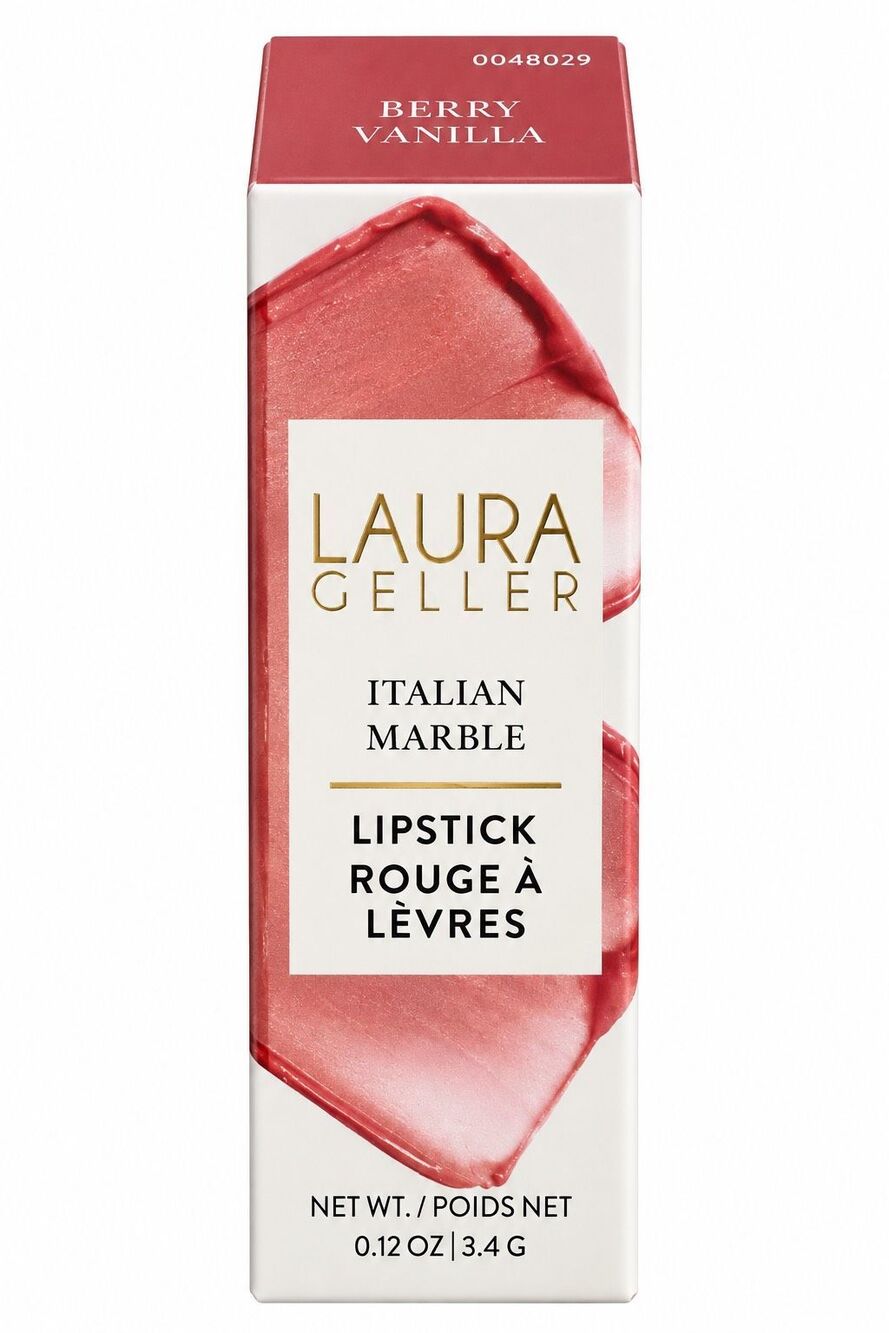 Laura Geller Italian Marble Lipstick Berry Vanilla 0.12 oz 3.4g New in Box